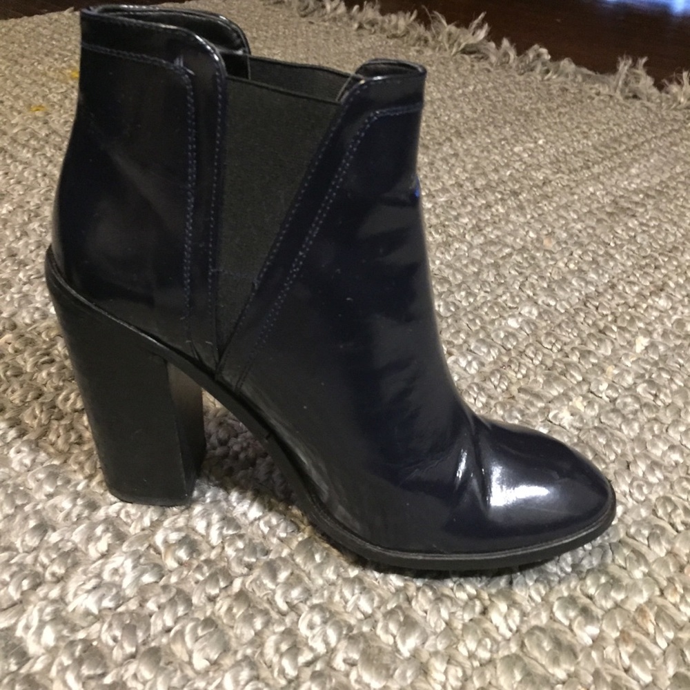 Leather Zara Ankle Boots 40/10 EUC